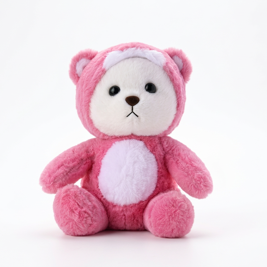 Hoodie Bear pink