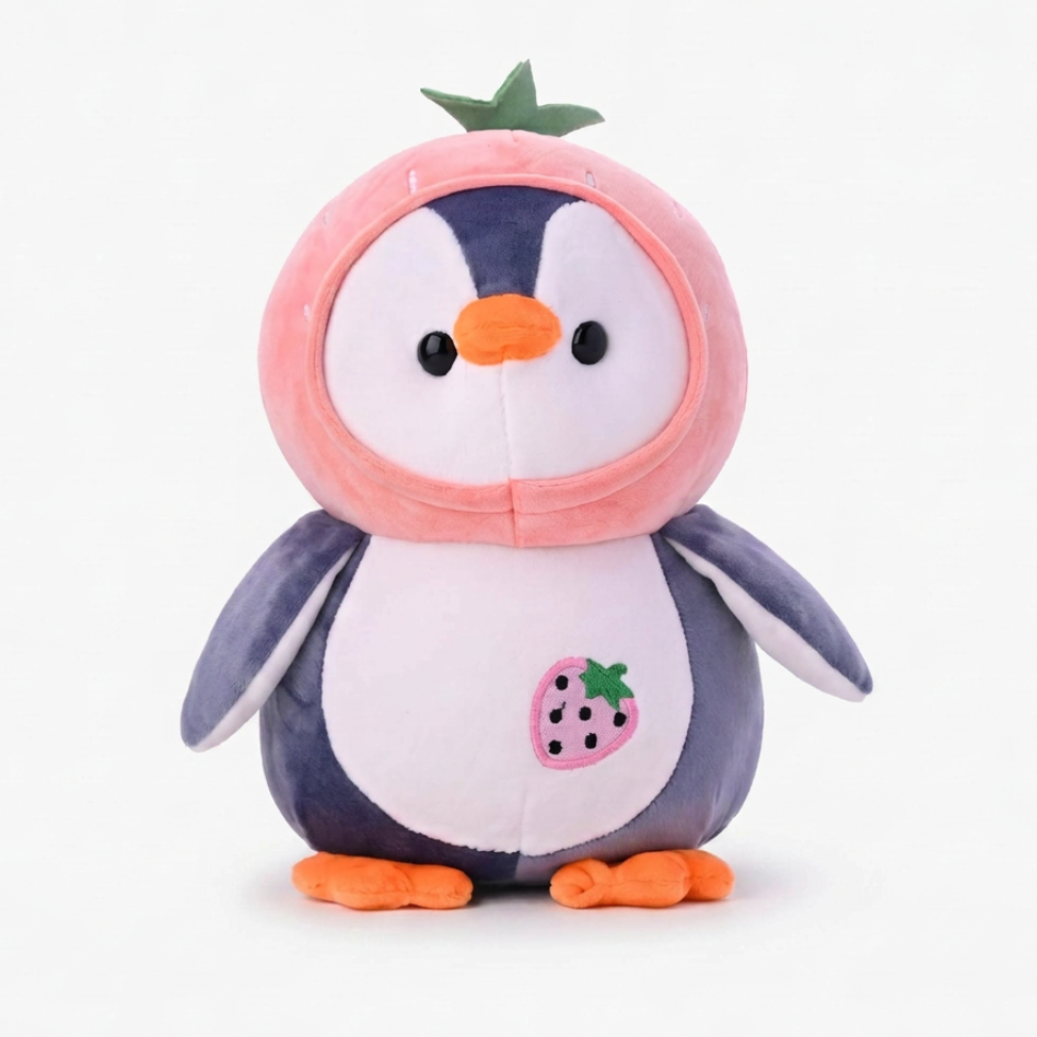 Cute Penguin Plush Toy Pink - Small