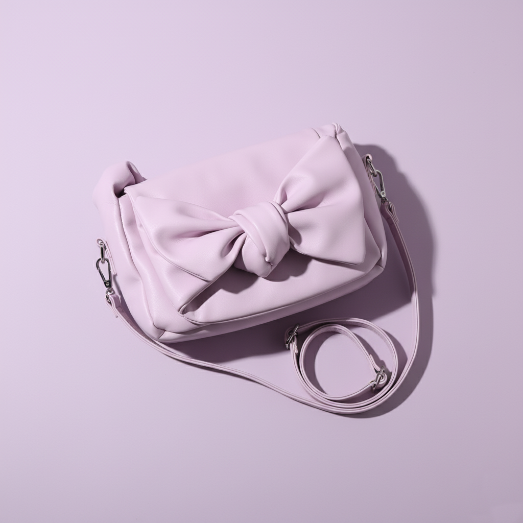 Knot Bow Sling Bag - Lilac