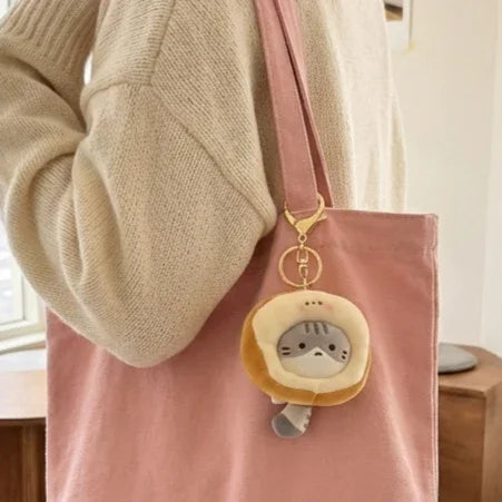 Butter Bun Keyring