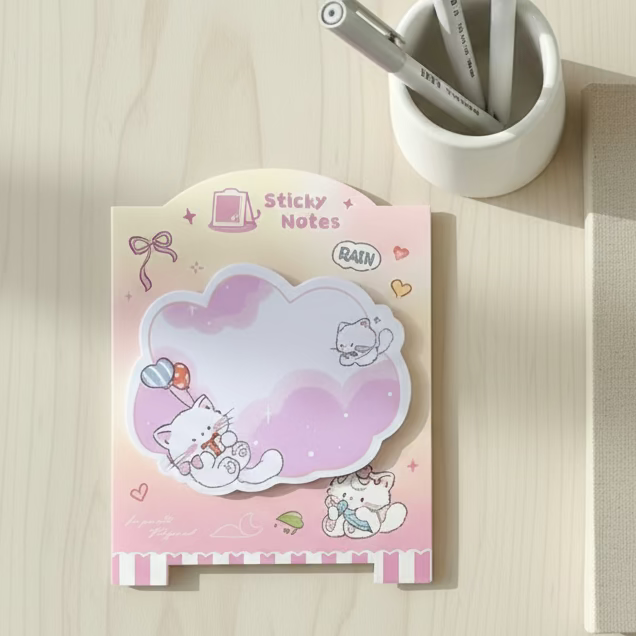 Milu memo Sticky Notes Clouds