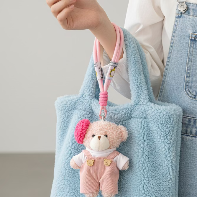 Berry Bloom Teddy Keyring