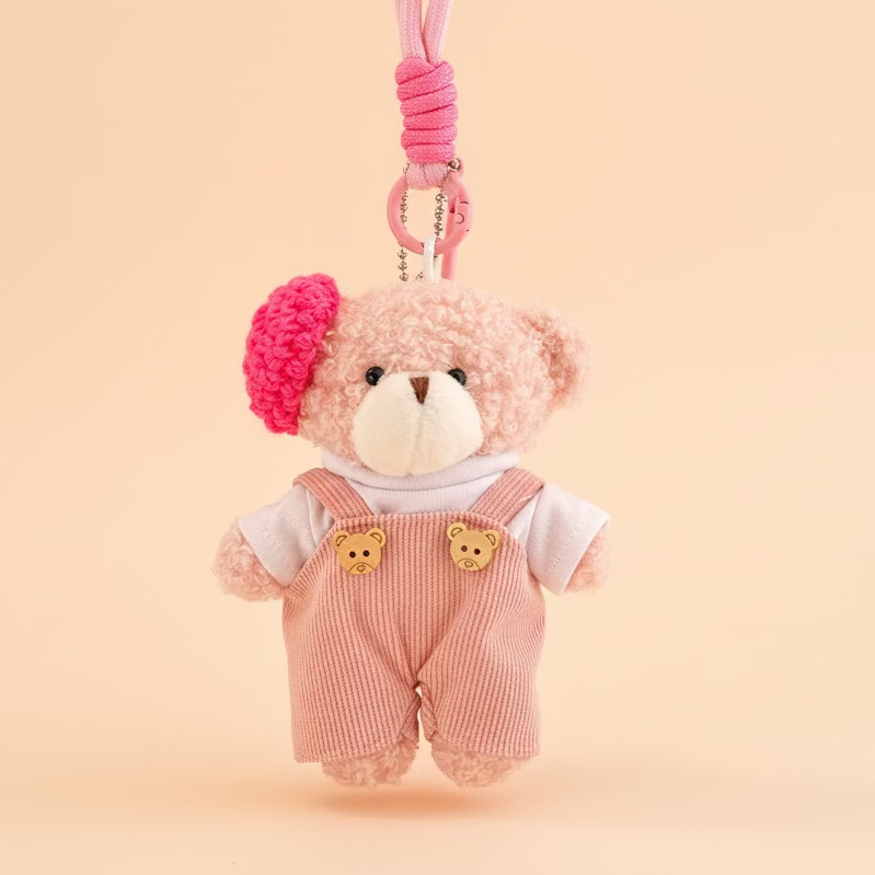 Berry Bloom Teddy Keyring