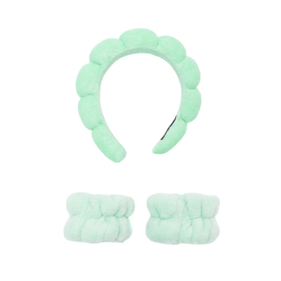 Green Bubble Skincare Headband Hard
