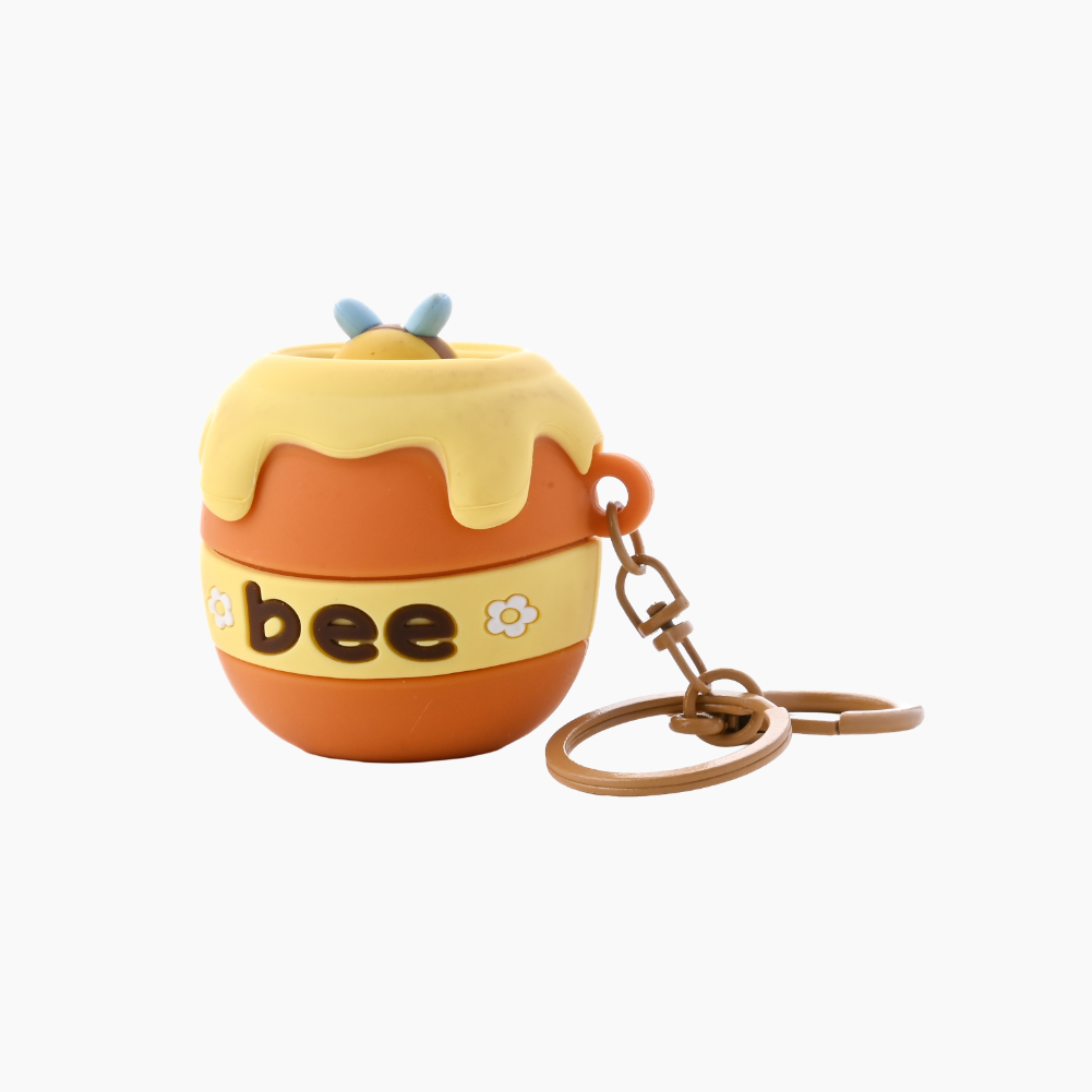 Honey Pot Pop Out Bee Silicone Keyring