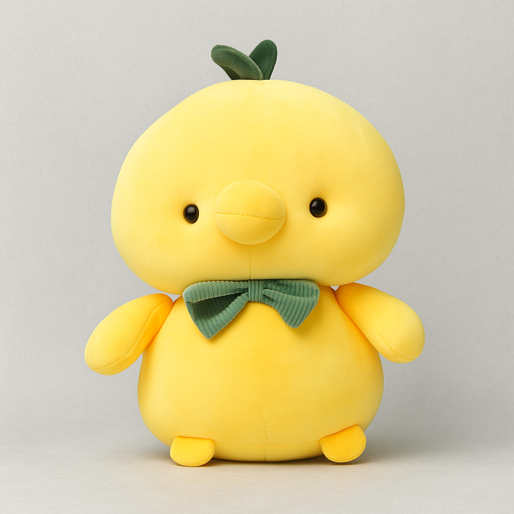 Cute Bow Duck Plush Toy - Small