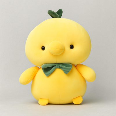 Cute Bow Duck Plush Toy - Small