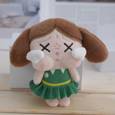 Green Girl Plushie Keyring