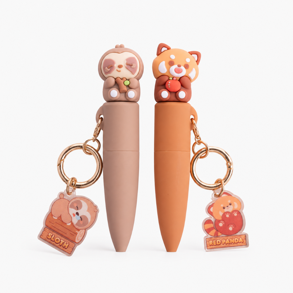 Koala & Monkey Charm Duo - Pen Set