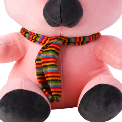 Crown Teddy Bear Plush Toy - Pink