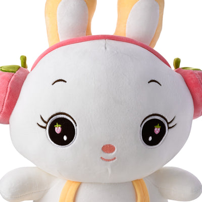 Yellow Rabbit Plush Toy with Headphone