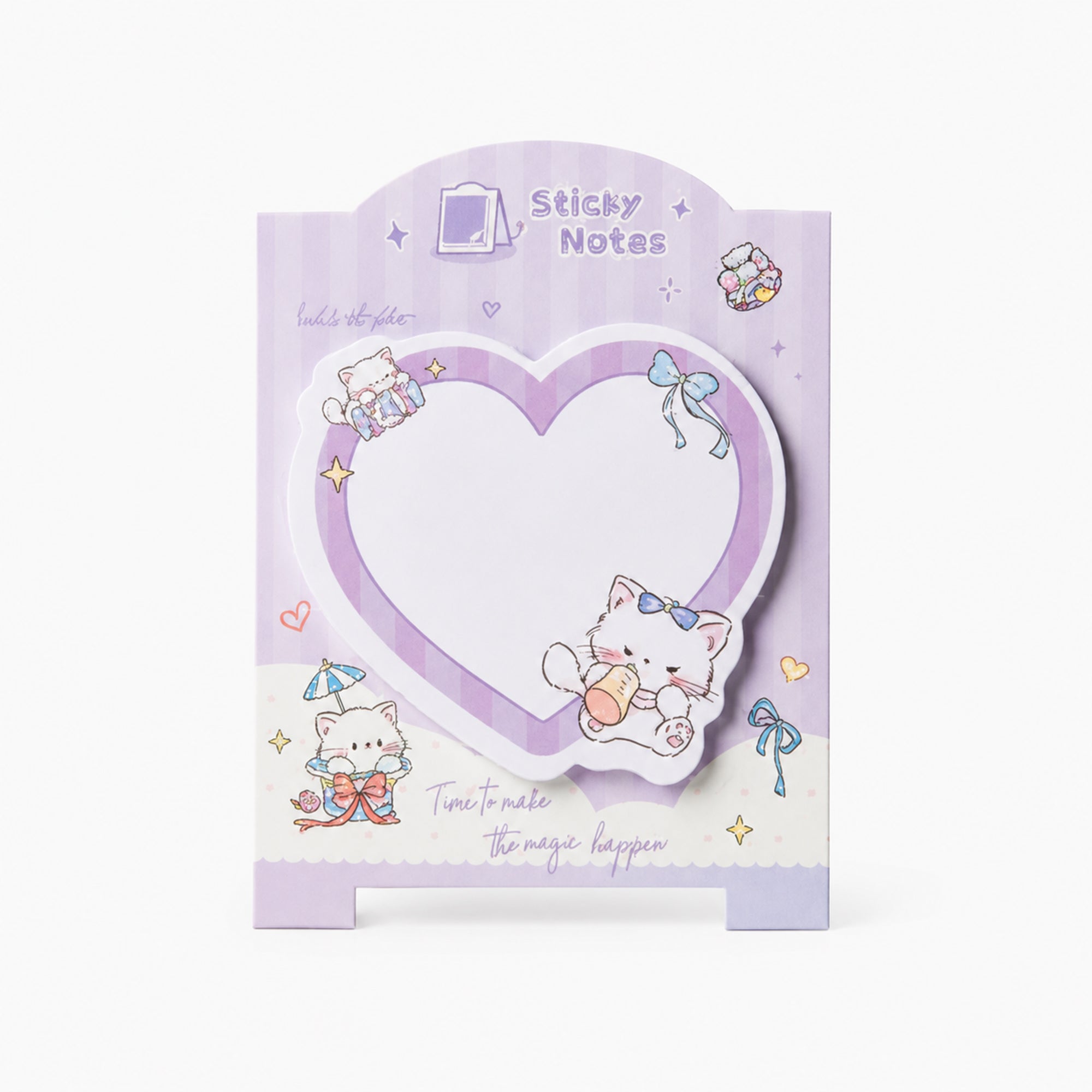 Milu Memo Sticky Notes Heart