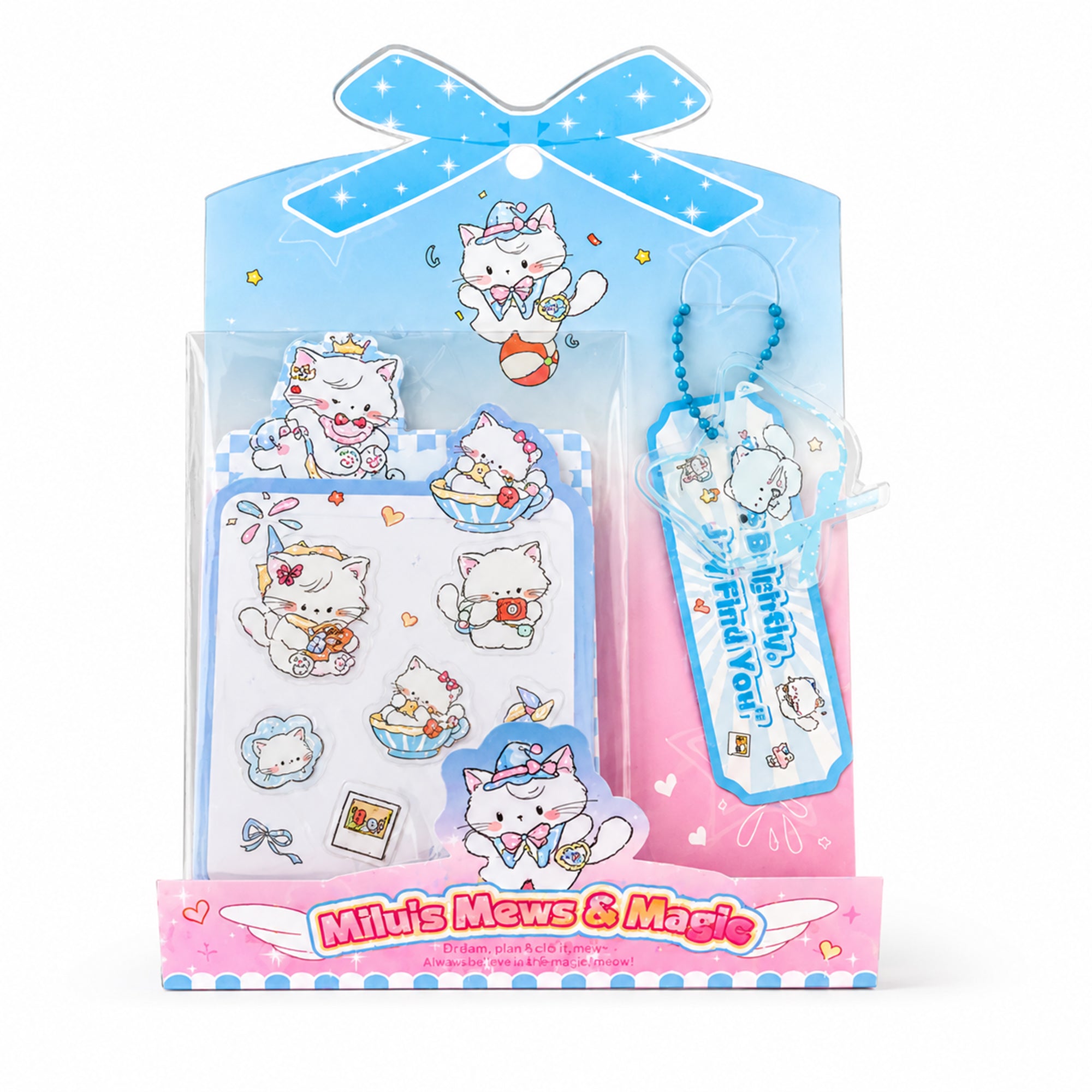 Milu Sticky Notes Blue