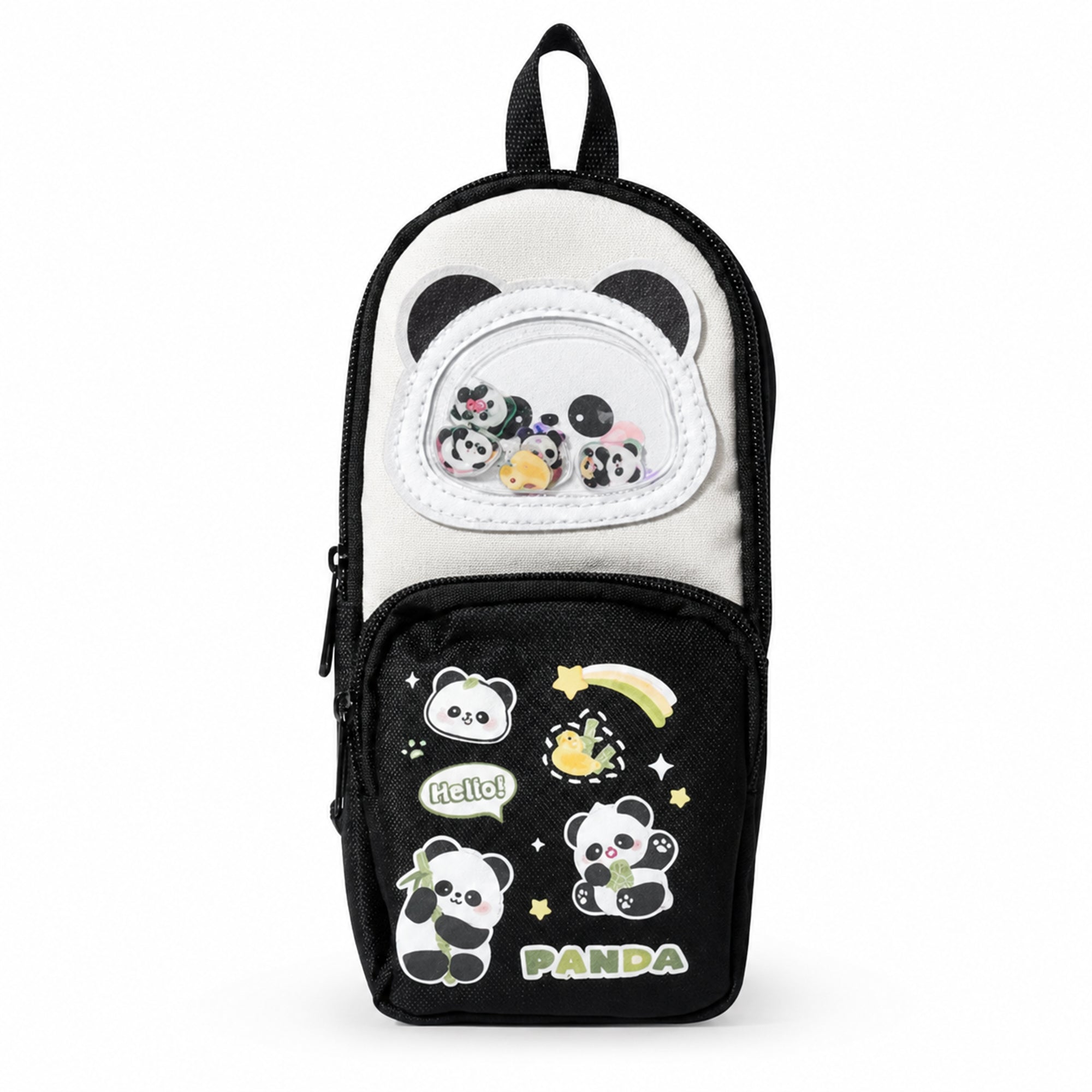 Cute Panda Pouch -  Black