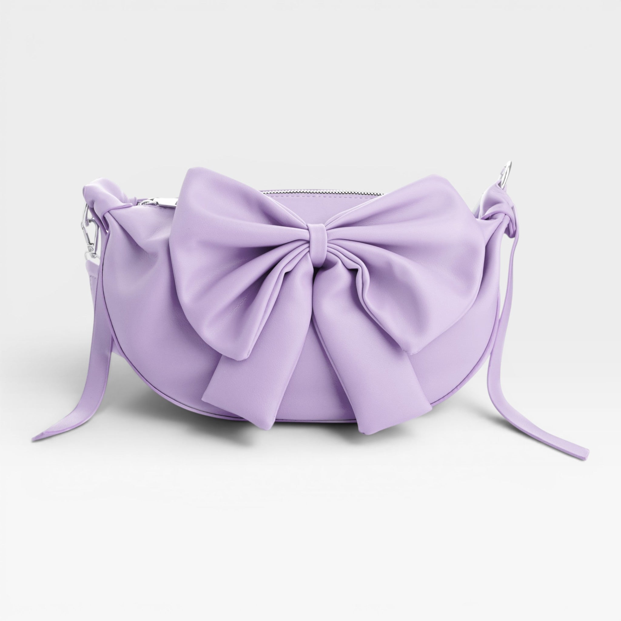 Round Bow Sling Bag - Lilac