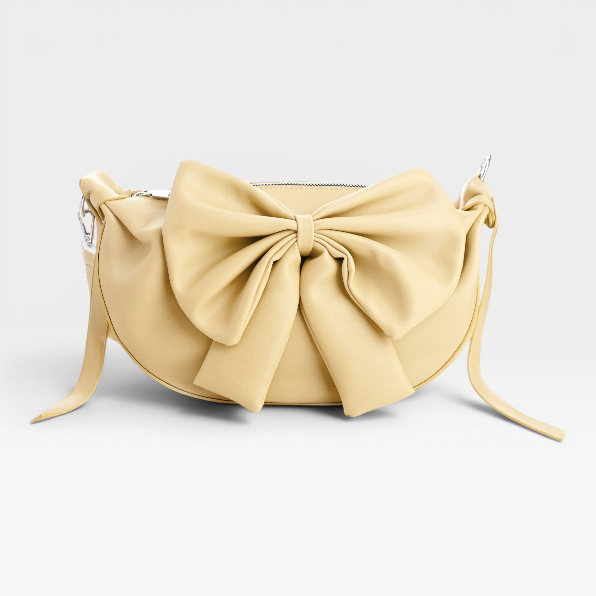 Round Bow Sling Bag - Yellow
