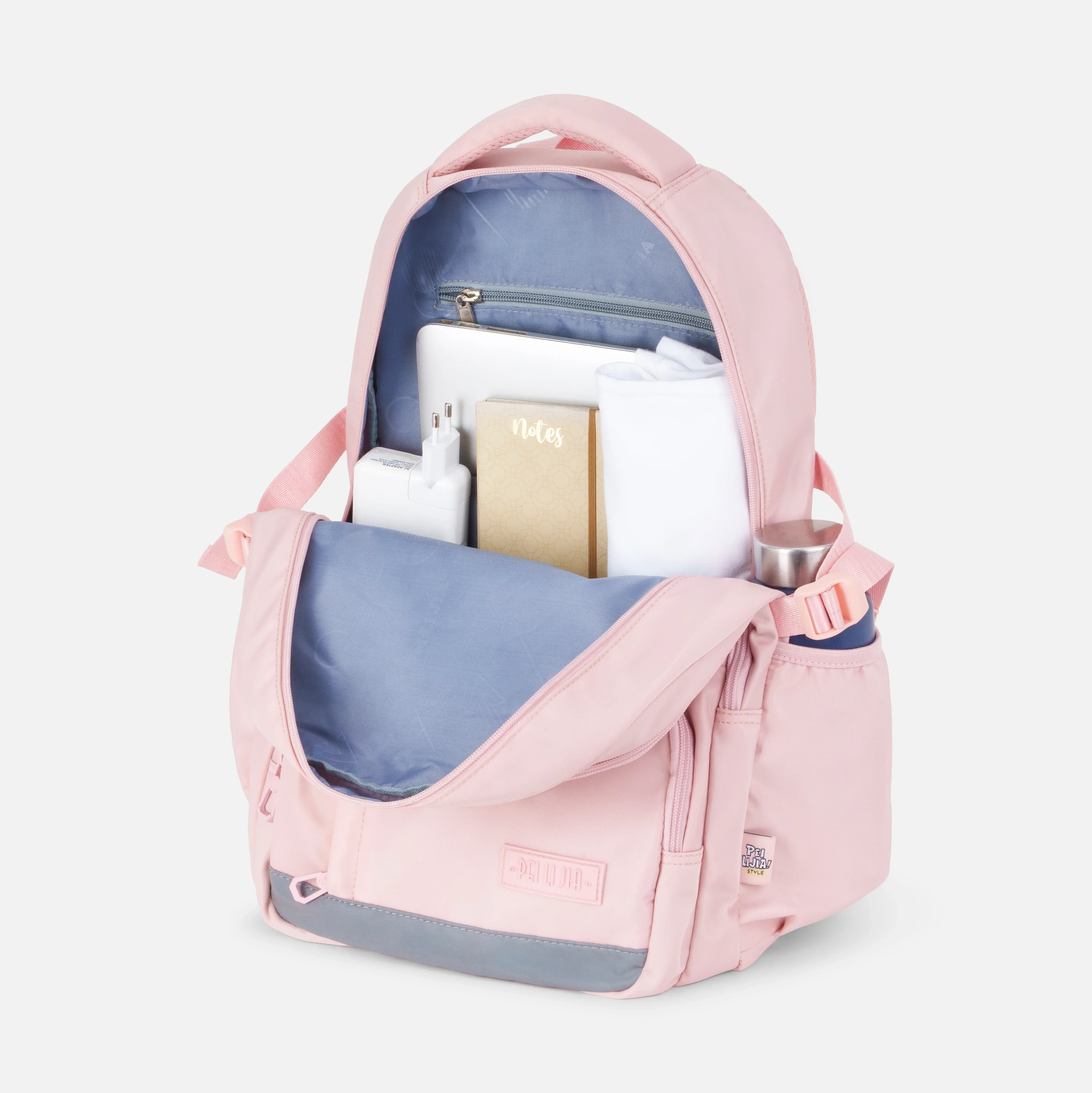 K-Style Large Capacity Waterproof Backpack - Pink