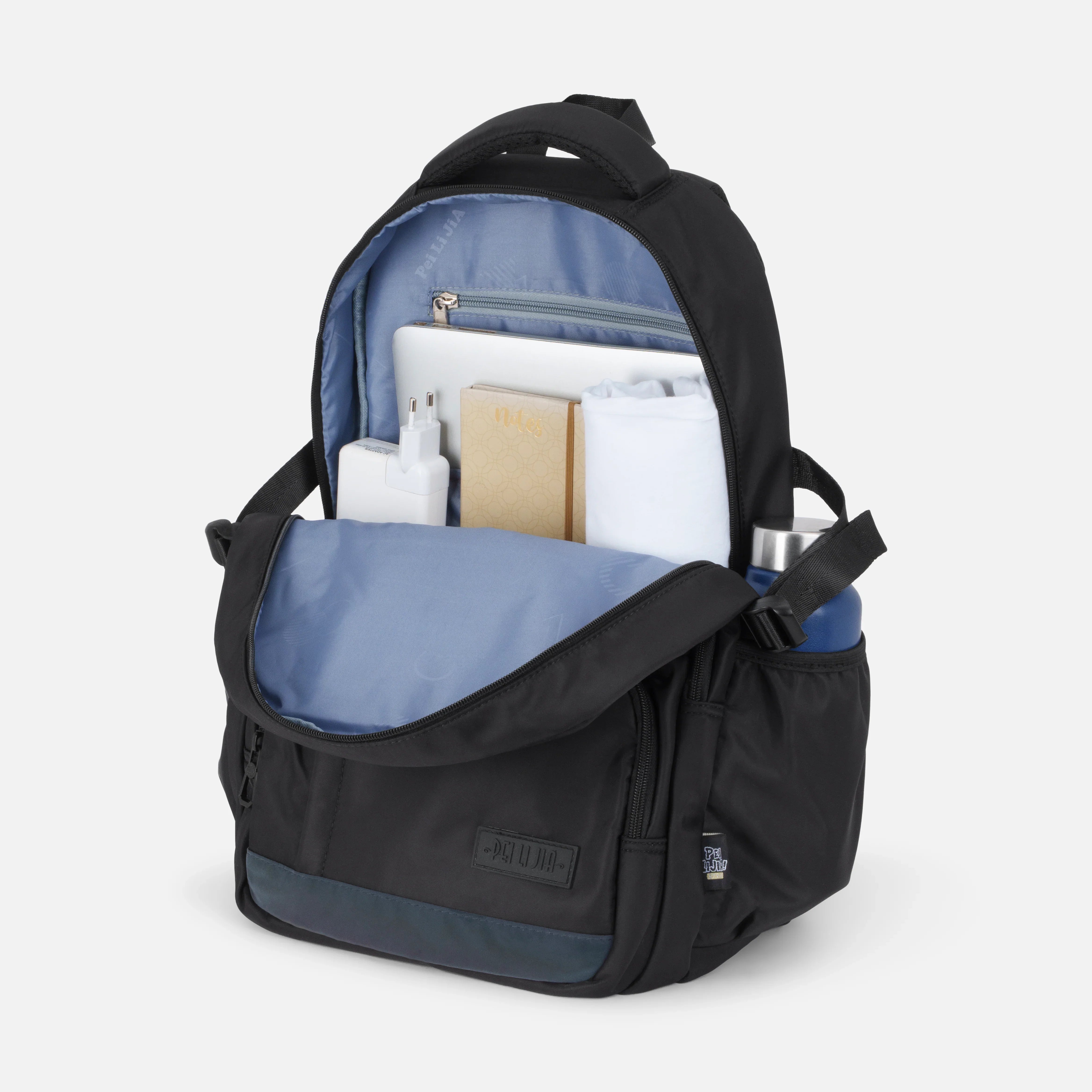 K-Style Large Capacity Waterproof Backpack - Black