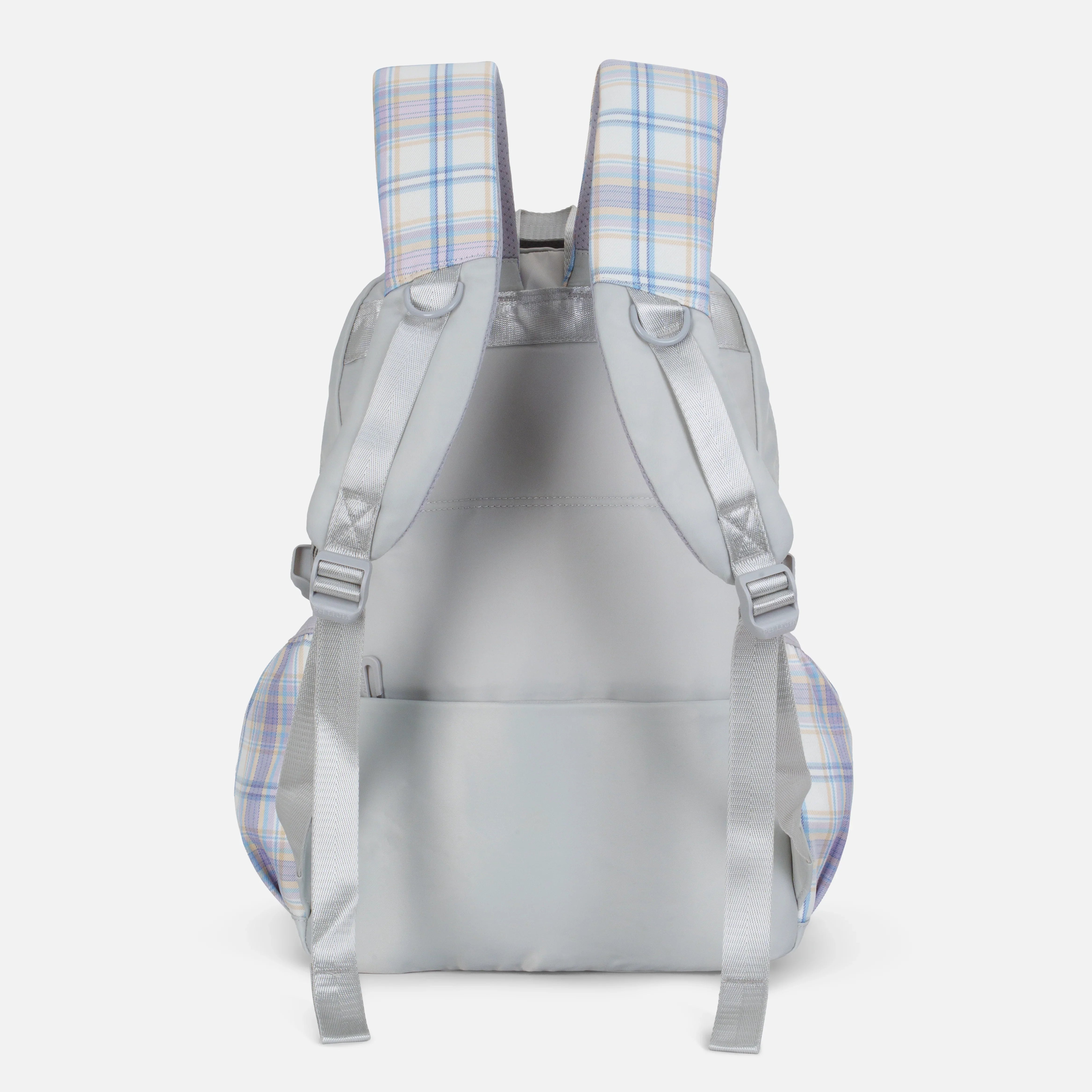 K-Checkered Backpack - Grey