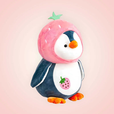 Cute Penguin Plush Toy - Pink