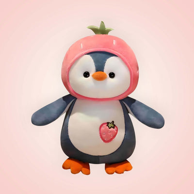 Cute Penguin Plush Toy - Pink
