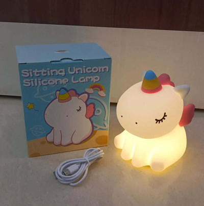 Unicorn Night Silicon Lamp