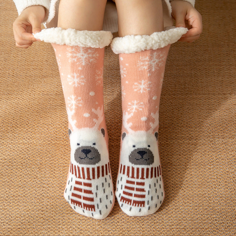 Fuzzy Bear Socks