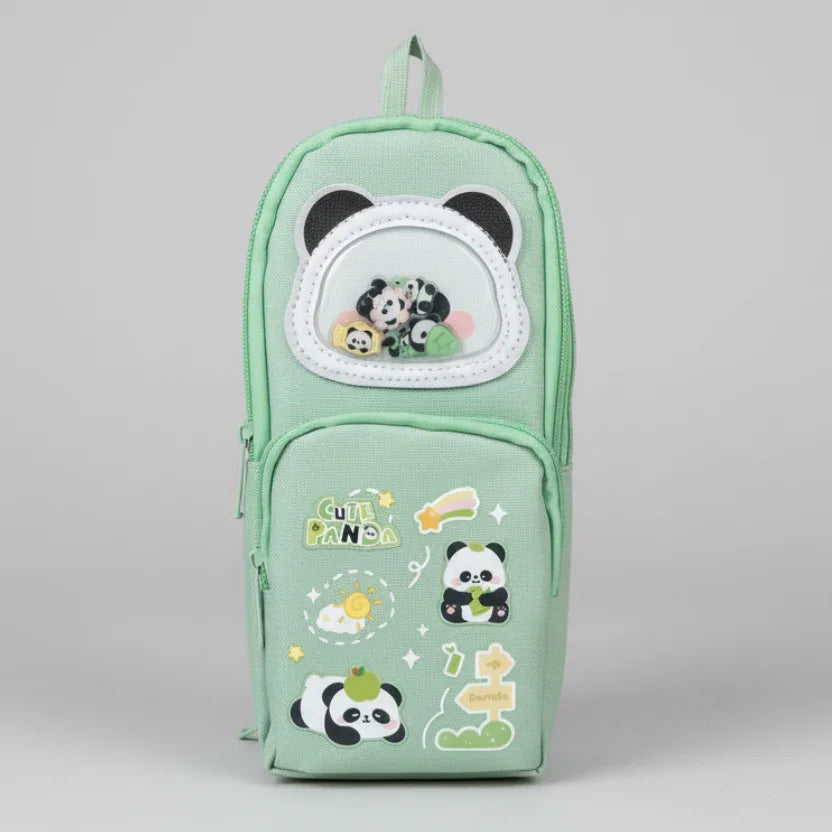 Cute Panda Pouch - Green