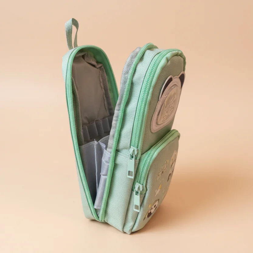 Cute Panda Pouch - Green