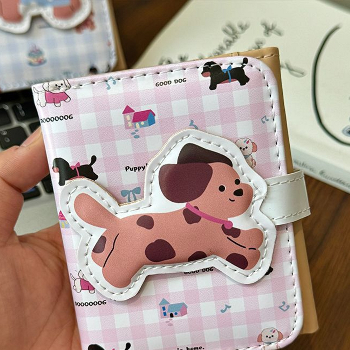 Playful Puppy Pink Wallet