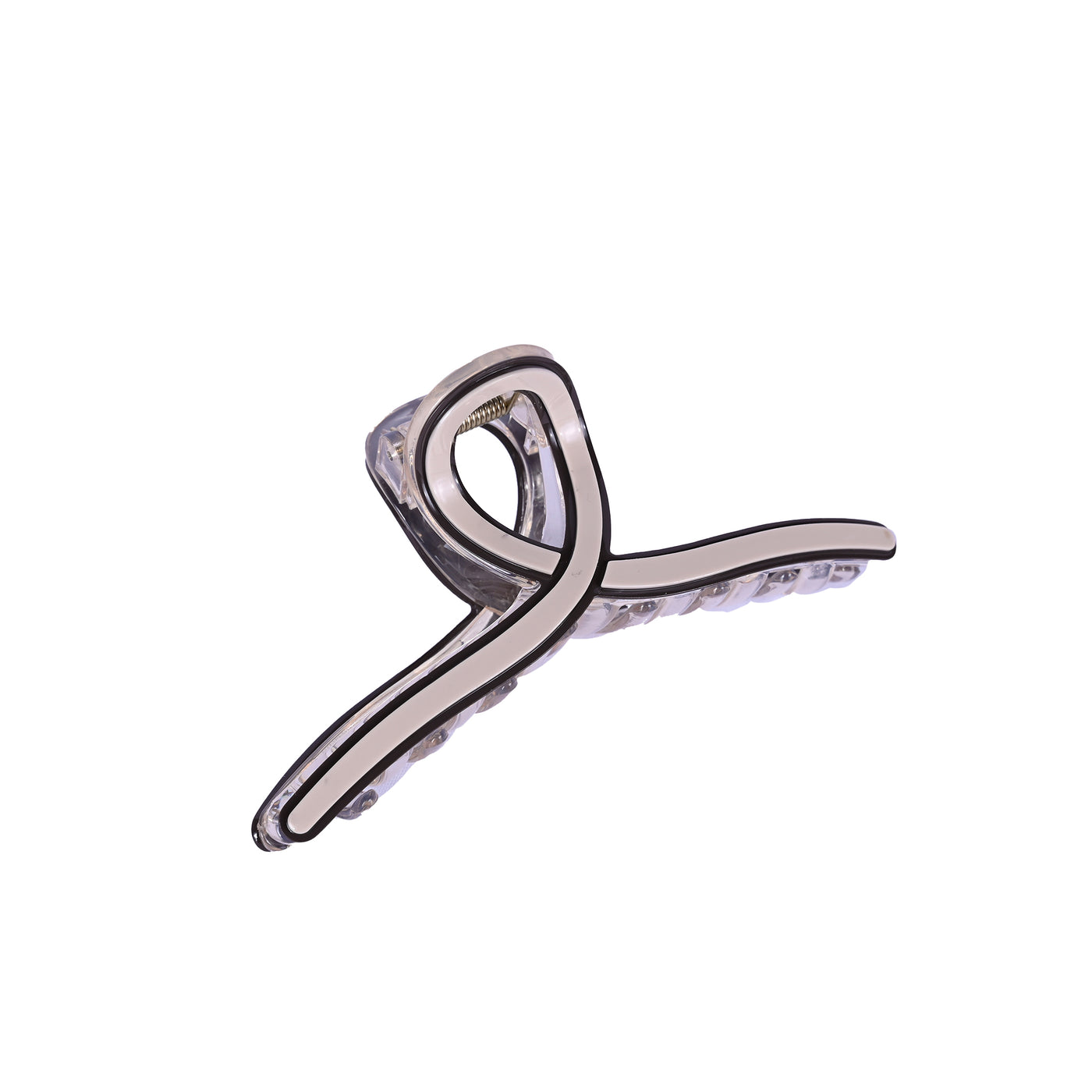 Korean Loop Hair Clutcher - Gold & Black