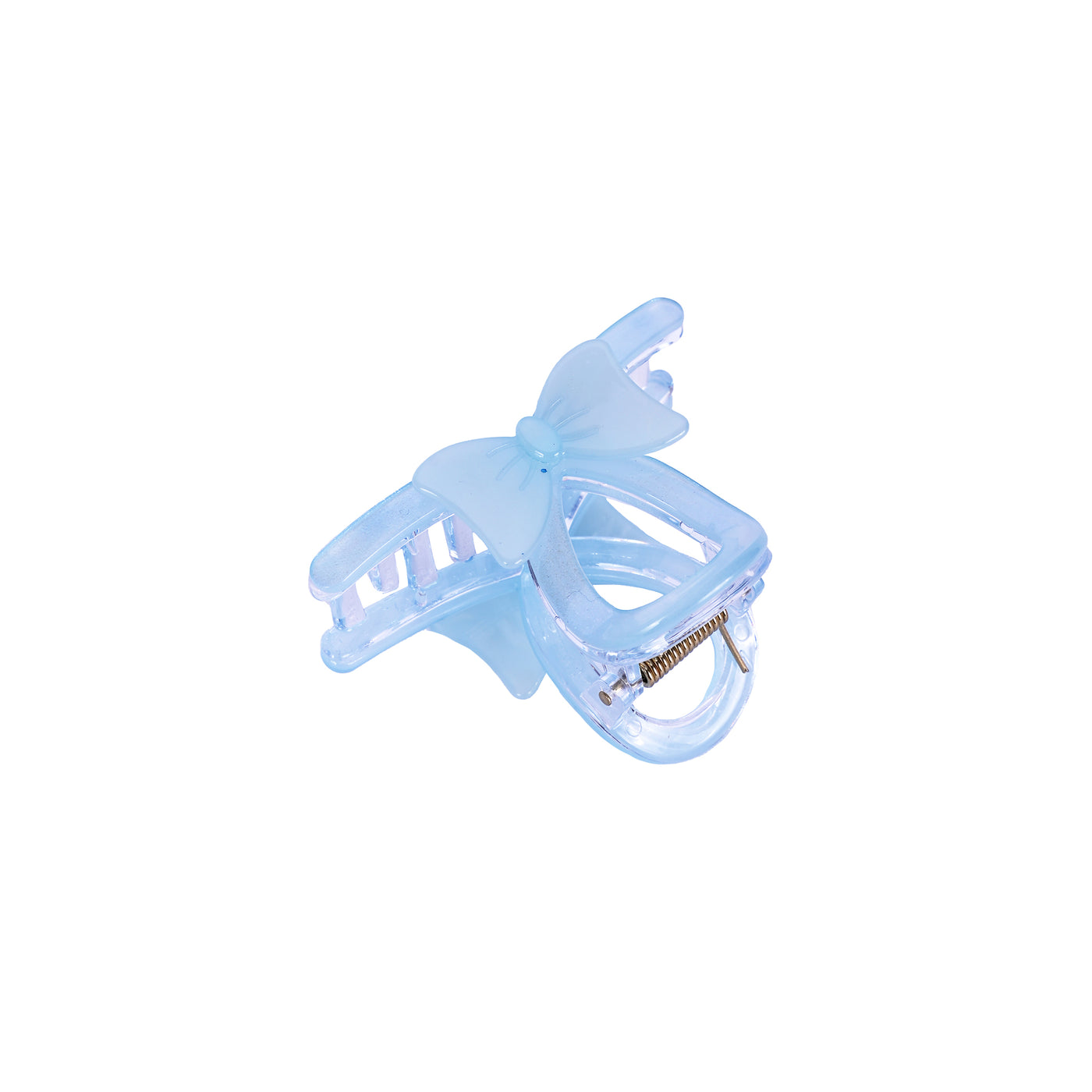 Blue Korean Cute Bow Hair Clutcher