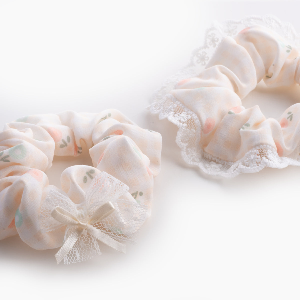 Butter Blossom Scrunchie - Pack of 2