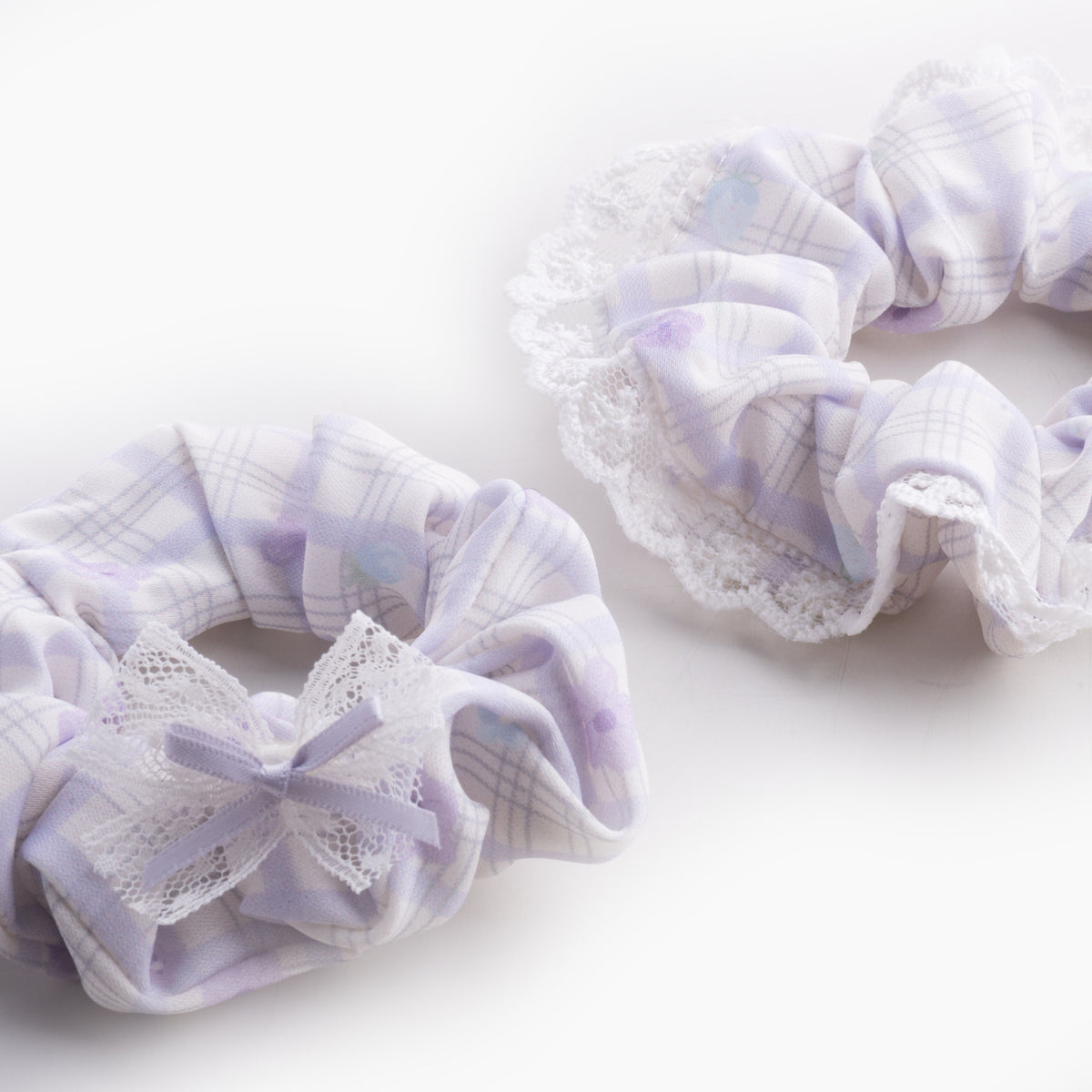 Lilac Blossom Scrunchie - Pack of 2