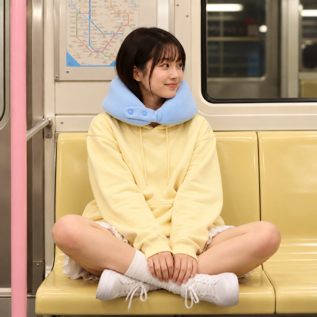 Hug Neck Pillow - Sky