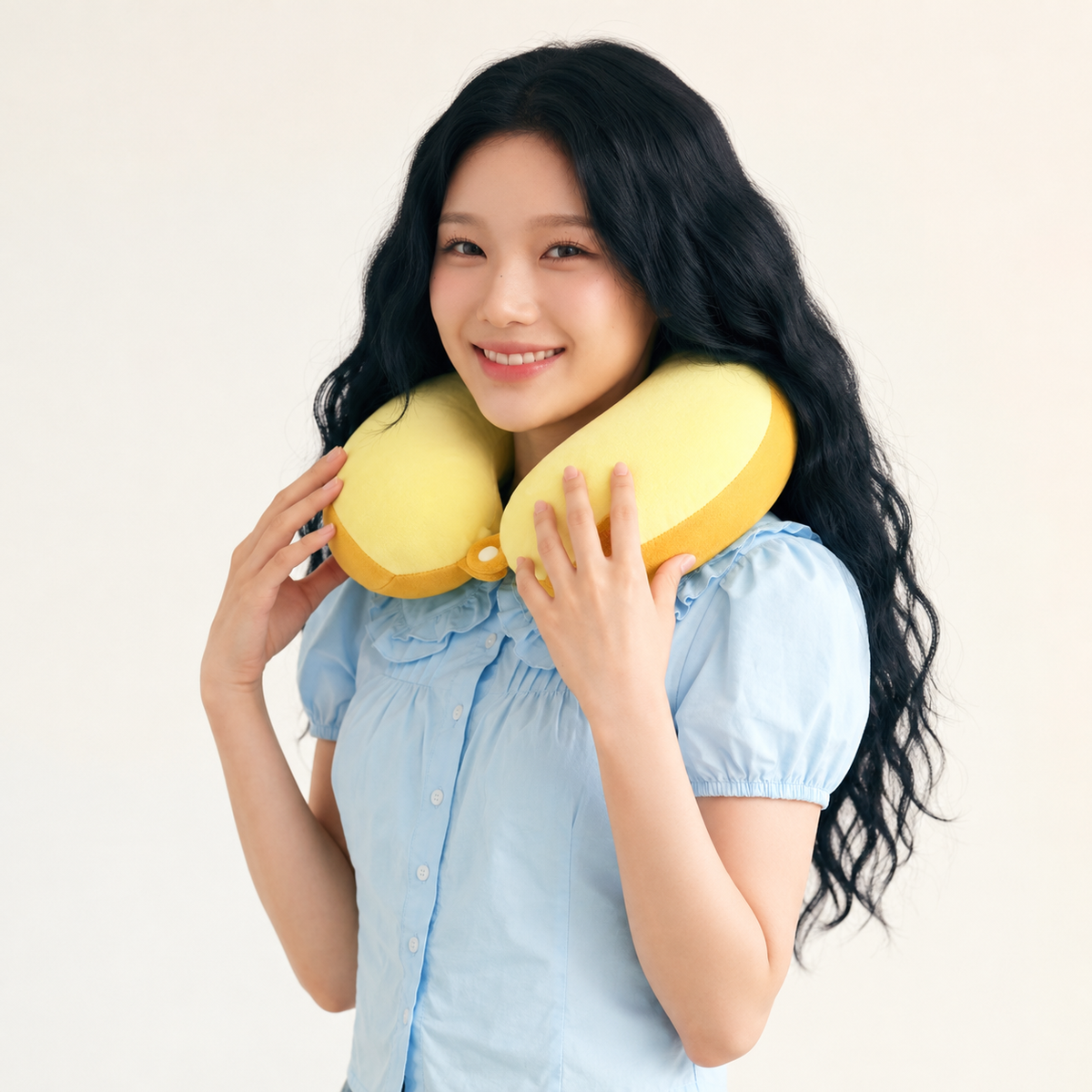 Sunny Chick U Pillow- Yellow