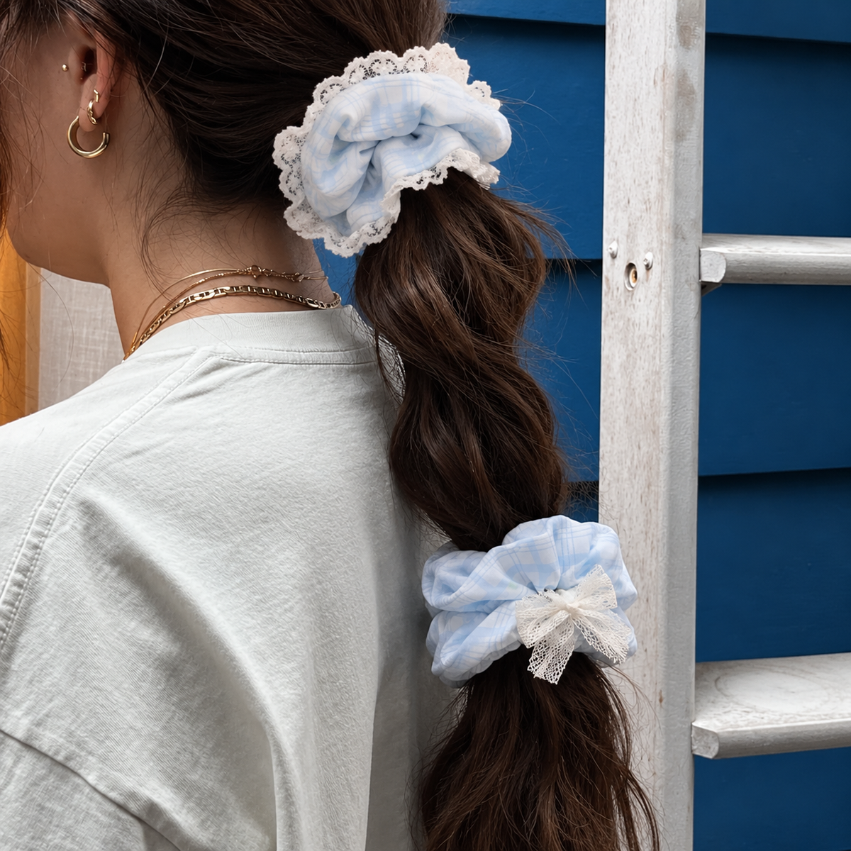 Bluebell Blossom Scrunchie - Pack of 2