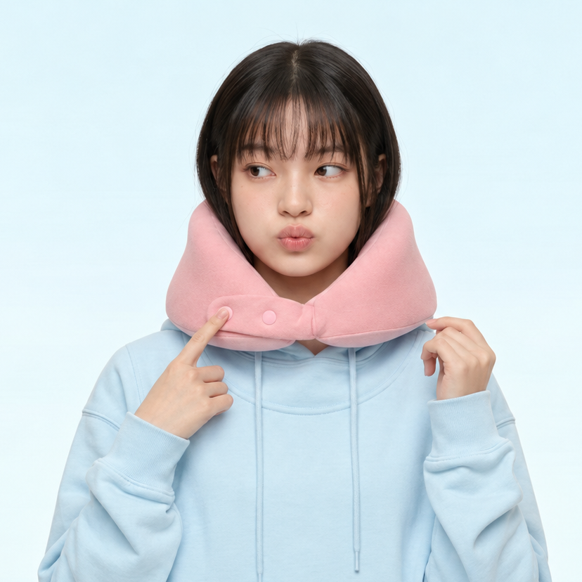 Hug Neck Pillow - Blush