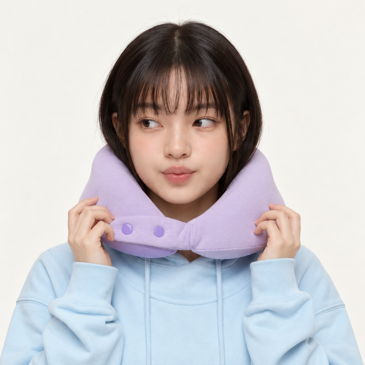 Hug Neck Pillow - Lilac
