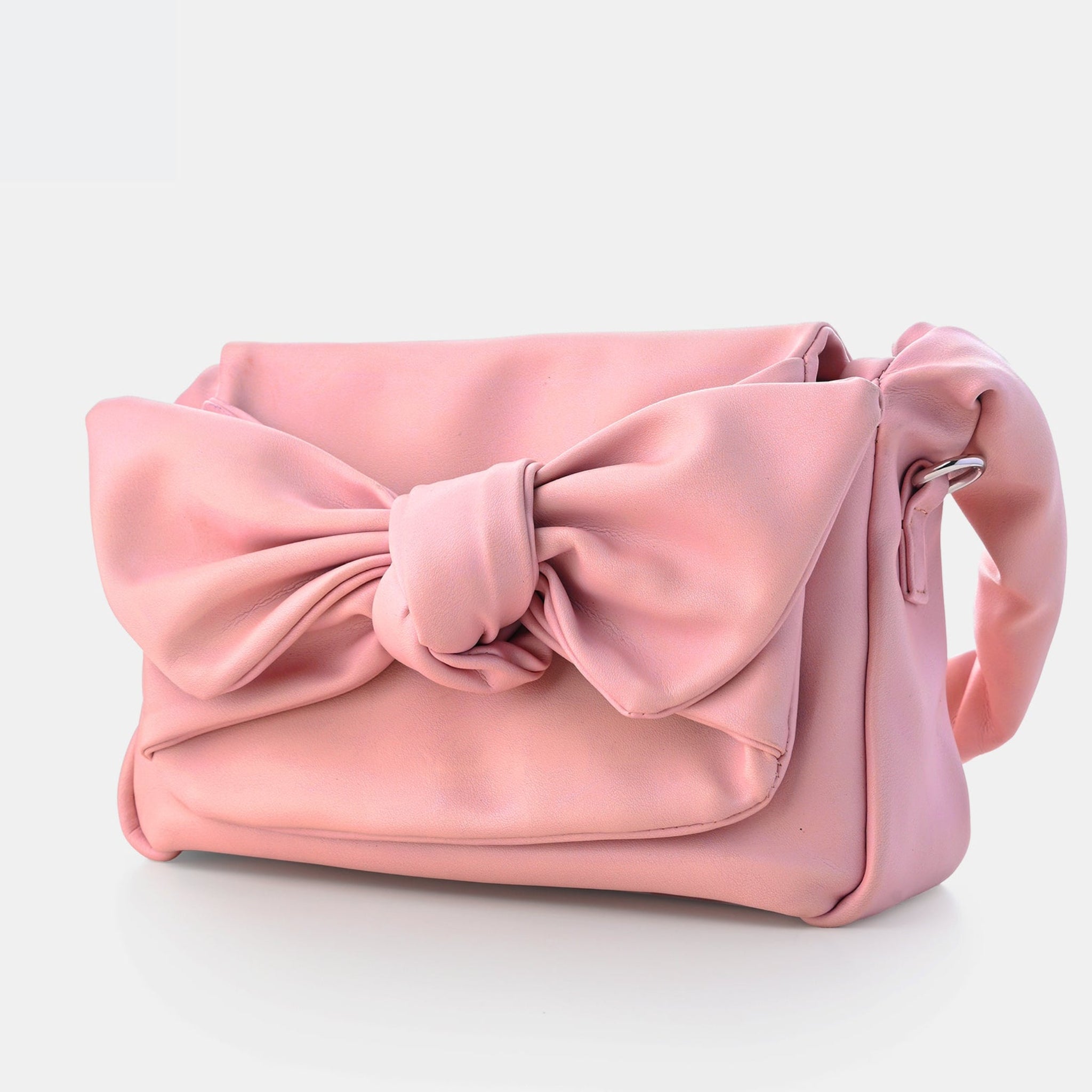 Knot Bow Sling Bag - Baby Pink