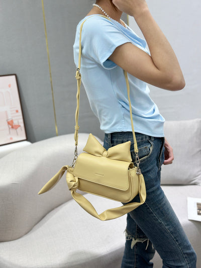 Puffed Top Sling Bag - Yellow