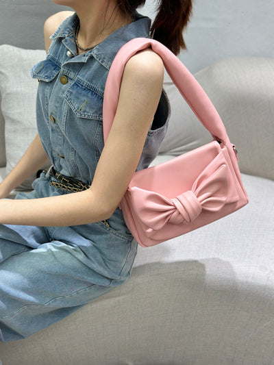Knot Bow Sling Bag - Baby Pink