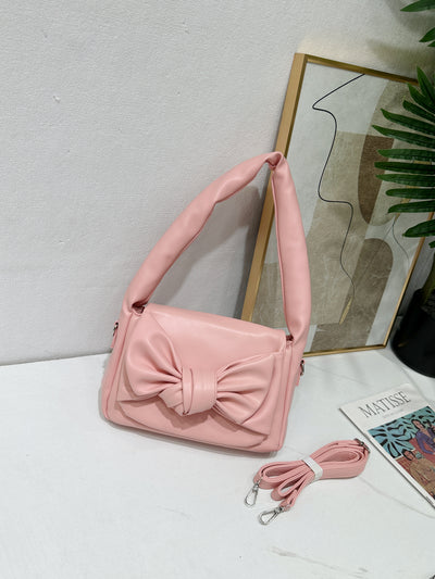 Knot Bow Sling Bag - Baby Pink