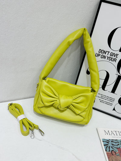 Knot Bow Sling Bag - Lime Green