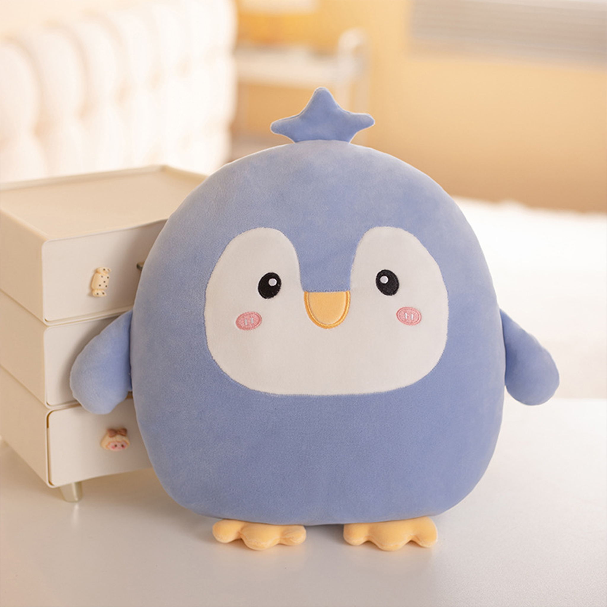 Cute Penguin Plushie Cushion