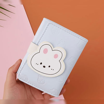 Blue 3D Bunny Wallet