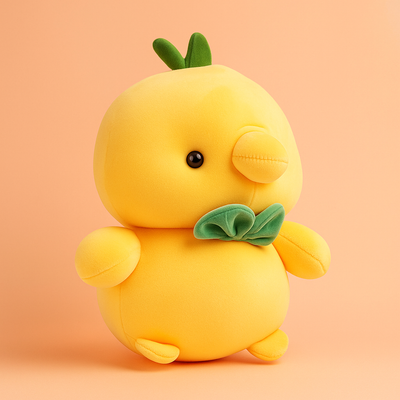 Cute Bow Duck Plush Toy - Small