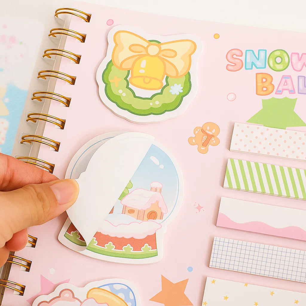 Merry Memo Notebook Pink