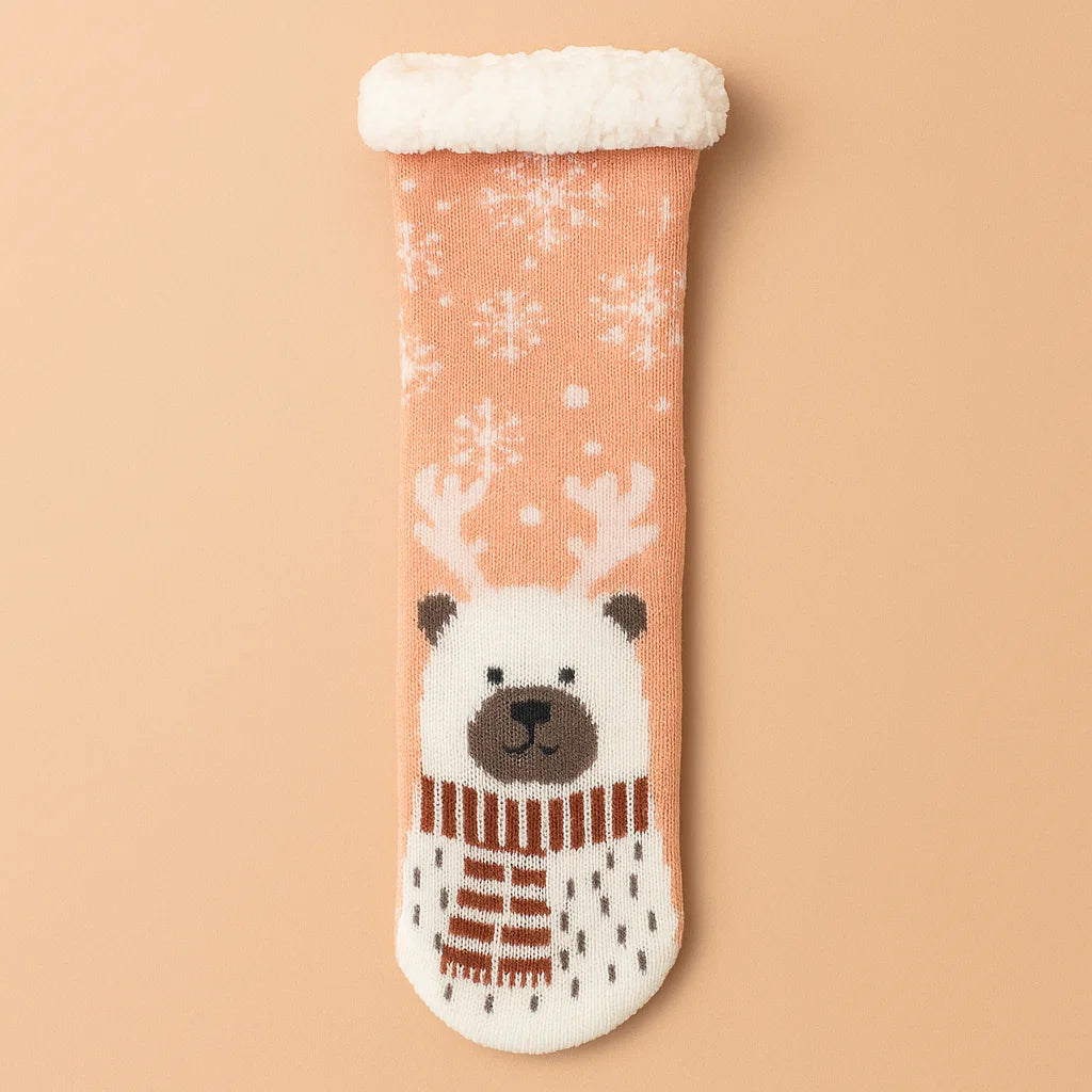 Fuzzy Bear Socks