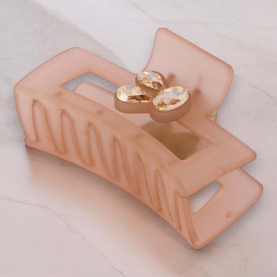 Brown Korean Small Bunny Hair Clutcher